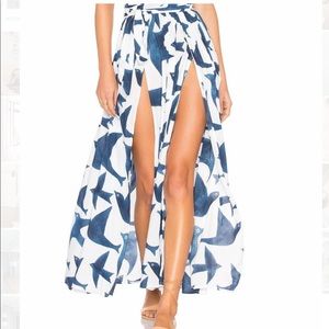Mara Hoffman slit front skirt